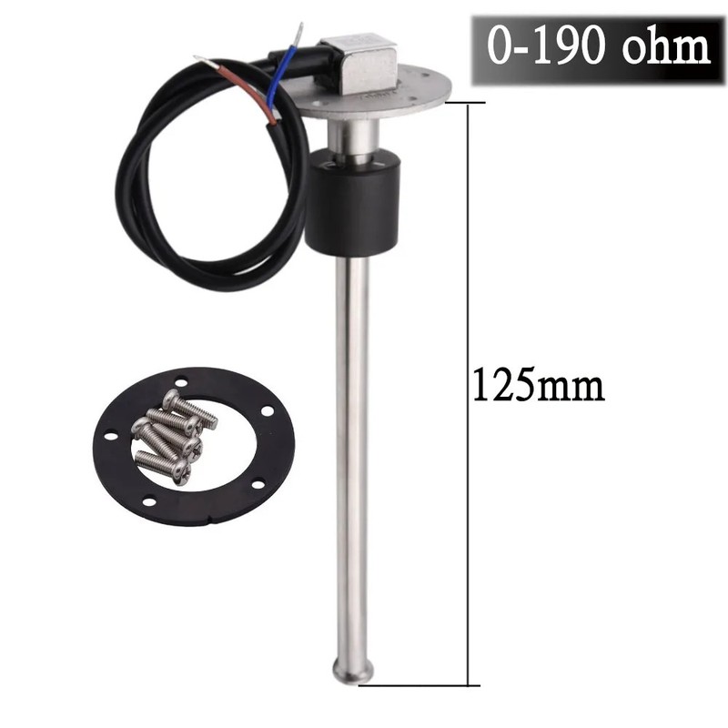 Fuel Level Gauge Sensor Fuel Sender Fuel Gauge Water Level Meter 0-190/240-33ohm