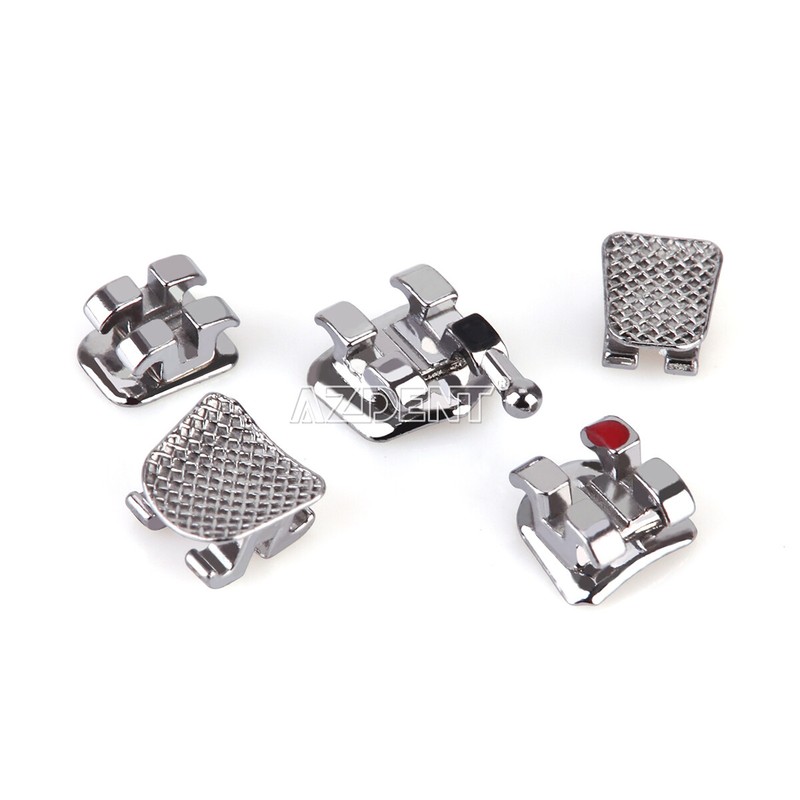 Dental Orthodontics Brackets Braces Mini Roth Slot 0.022 Hooks 3 AZDENT gallery