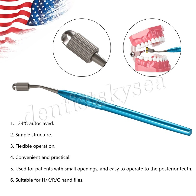 1-20 Dental Endodontic File Holder K-Files Handle Hand Use Root Canal Clip Teeth gallery