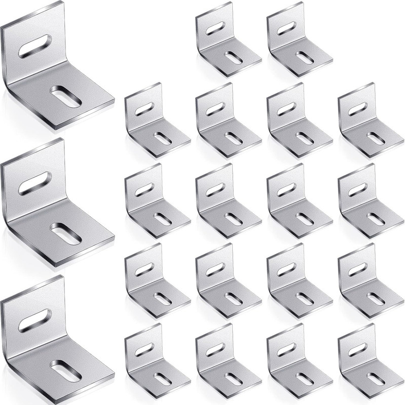 18 Pcs Heavy Duty Wood Table Top Expansion Bracket Steel Z Clips Fastener Connec