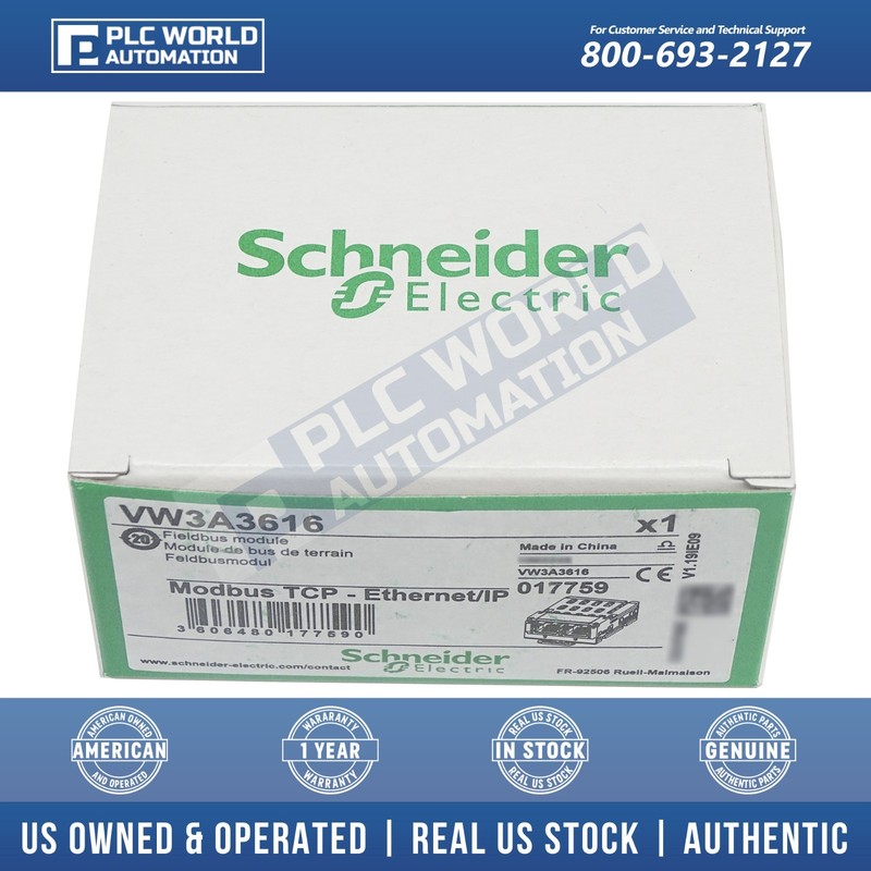 Schneider VW3A3616 Ethernet TCP/IP Comm Module, 2 x RJ45, 10/100 Mbps, Brand New gallery