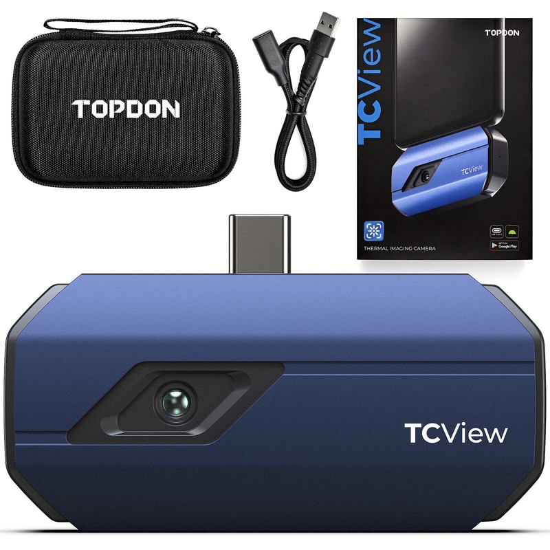 TOPDON TC001 Compact Thermal Camera 256×192 IR Resolution 40mk Sensitivity