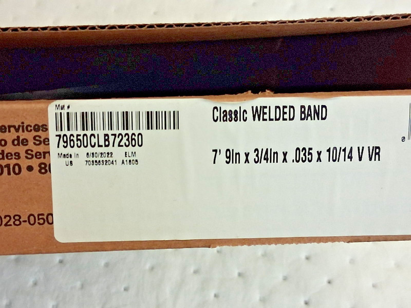 Lenox Welded Bandsaw Blades 7ft 9" Long x 3/4" Wide x 10 to 14 TPI 79650CLB72360 gallery