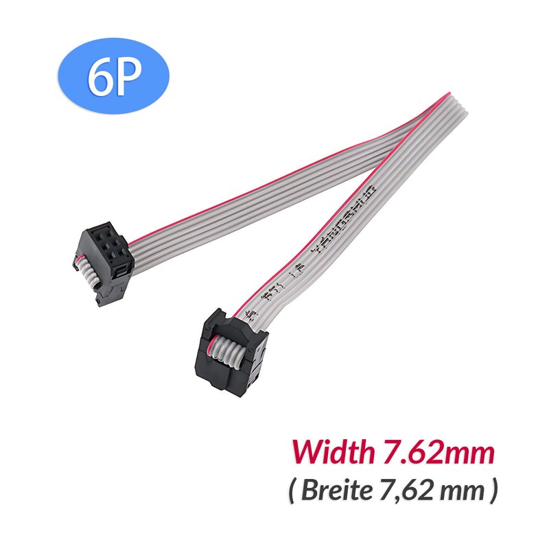IDC 6-64 Pin Flat Ribbon Cable Female Connector 2.54mm Pitch,10cm,20cm~1M,3M,5M
