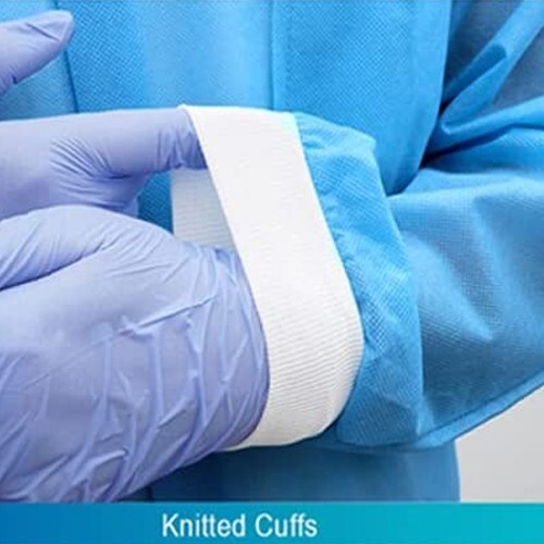 10-100Pcs Disposable Lab Jackets Unisex Hip-Length Lab Coats 45gsm (XL) gallery