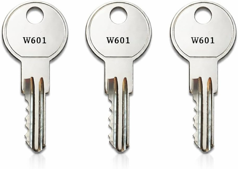 3-Pack W634 Keys Compatible with Hirsh Desk Staples File Cabinet Locks, Office F