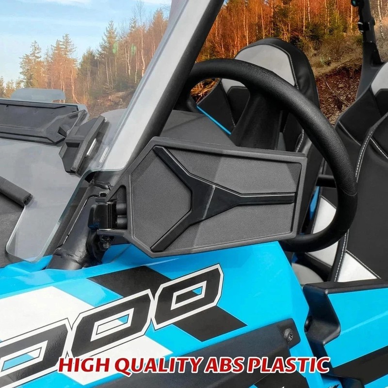 Adjustable Rearview Side Mirrors for Polaris RZR XP 1000 14-23, Folding Clear Re gallery