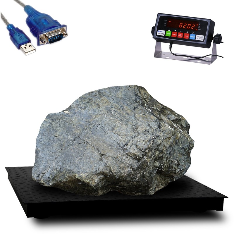 Pallet Scale 3x3 10000 LB Floor Platform Warehouse Industrial Pre Calibrated New gallery