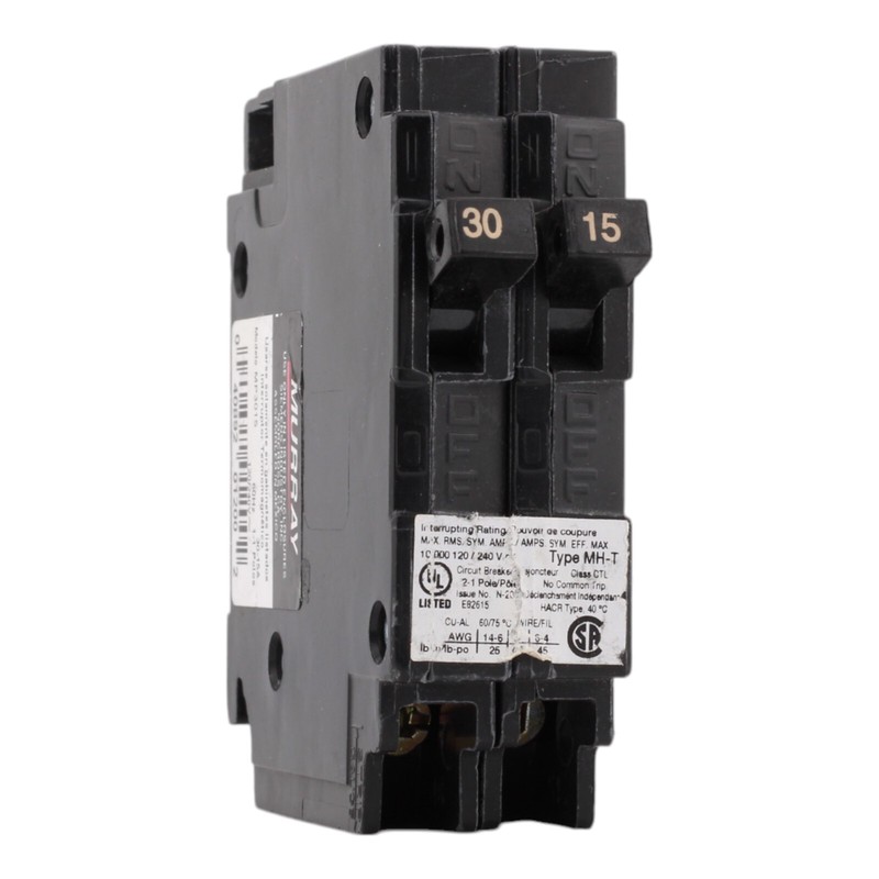 NEW Murray MP3015 30/15A 120V 2-Pole Duplex Circuit Breaker Thermal Magnetic