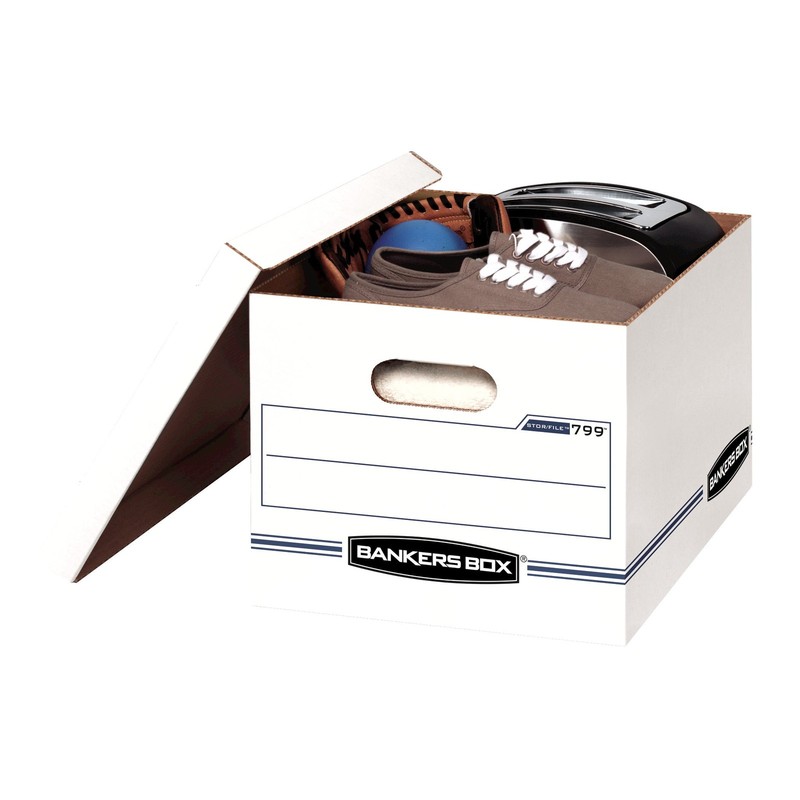 Bankers Box Basic Duty Letter/Legal File Storage Box with Lids, 10 Pack new gallery