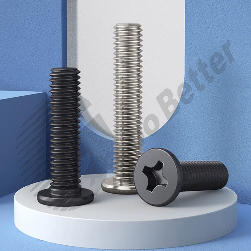 M2~M4 Ultra Thin Wafer Flat Head Low profile Screws Phillips Metric Bolts
