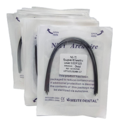 Dental Orthodontic Super Elastic Niti Round/Rectangular Arcos Arch Wires Ovoid gallery