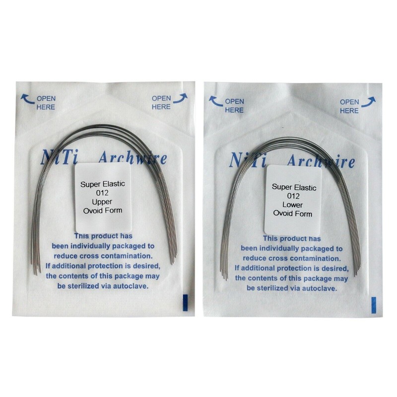 Dental Orthodontic Arch Wire Rectangular Super Elastics NiTi/Stainless Steel