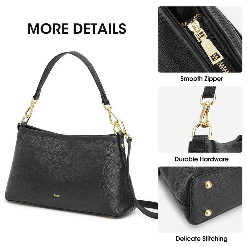 Kattee Genuine Leather Crossbody Bags for Women 2026 Trendy, Small Tote Purse... gallery