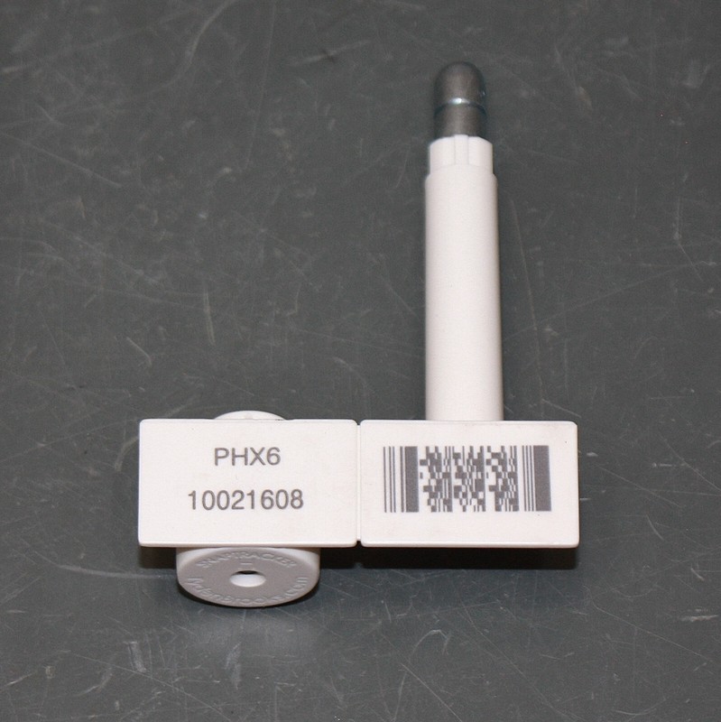 (200) TydenBrooks SnapTracker 1-1/4" Bolt Seals, White Truck Shipping Cargo Lock gallery