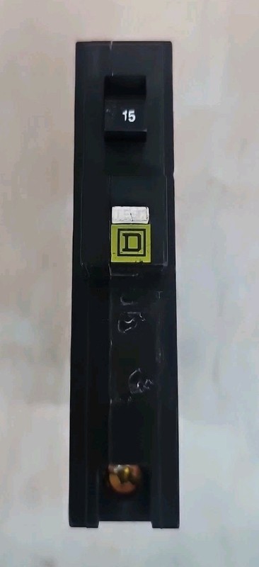 Square D HOM115PCAFI Circuit Breaker AFCI 15A 1-Pole 120V See pics