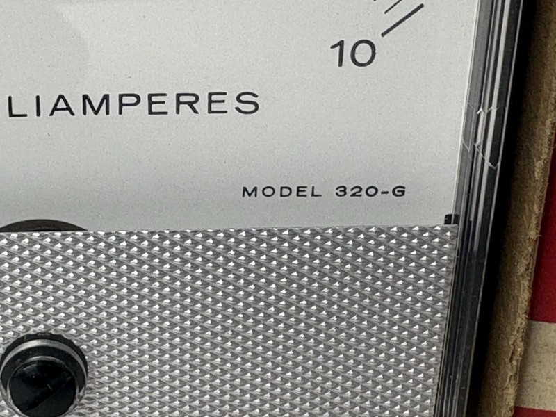Vintage TRIPLETT 320-G D.C. Milliamperes Analog Panel Meter 0-10 USA NEW NOS gallery