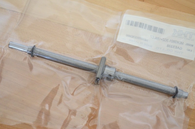 New THK MDK0801-3G2+165LC7 x165mm Ballscrew 8mm dia. x 1mm Pitch + Machined Ends gallery