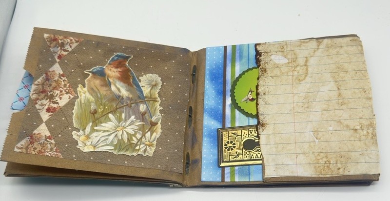 Junk Journal Delight Themed Medium Is Brown Paper Bags And Coffee Dyed Paper gallery