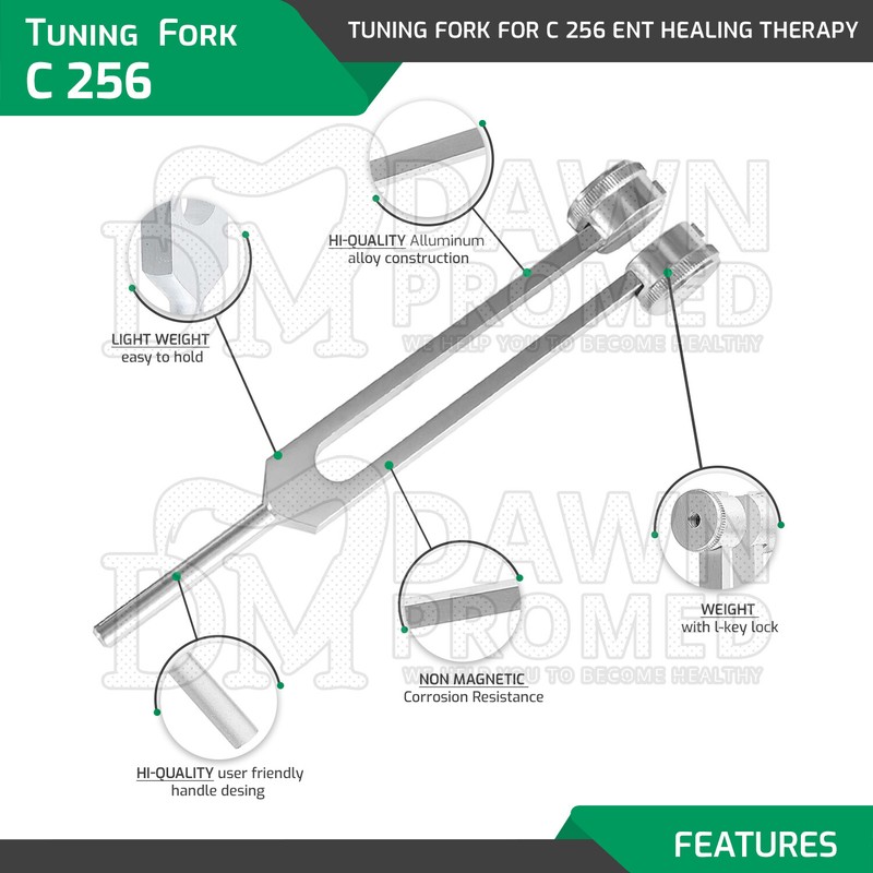 Tuning Fork Set of 3 Healing Therapy Medical Surgical Diagnostic Inst German Gr gallery