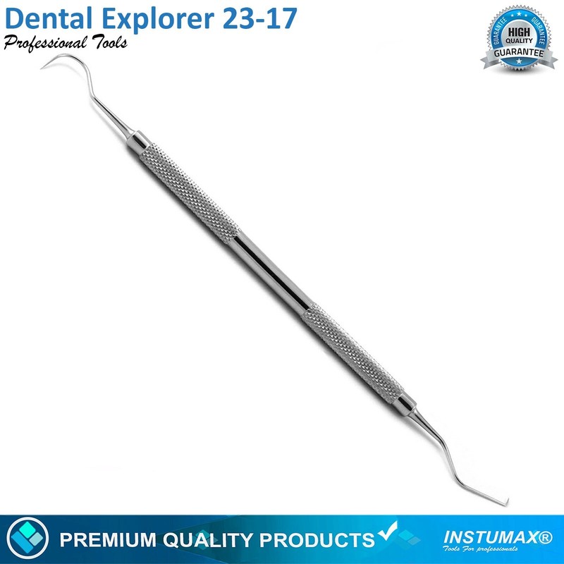 2Pcs Dental Explorer 23/15UNC Perio Probe, High Quality Dental Instruments CE. gallery