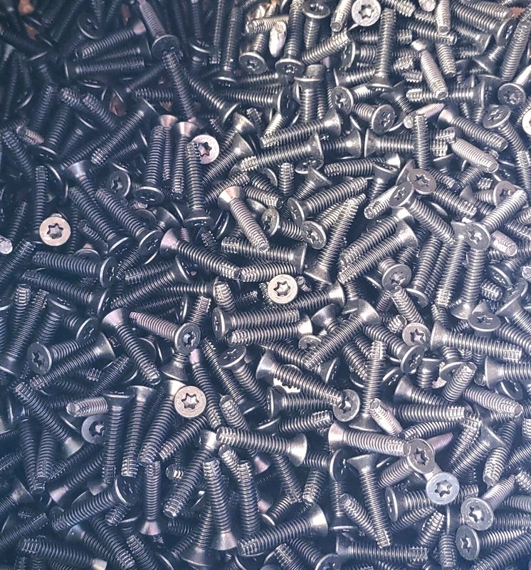 1/4-20 x 2-1/4 » TRAILER FLOOR FLOORBOARD DECK SCREWS T30 DRIVE (100 Pcs)
