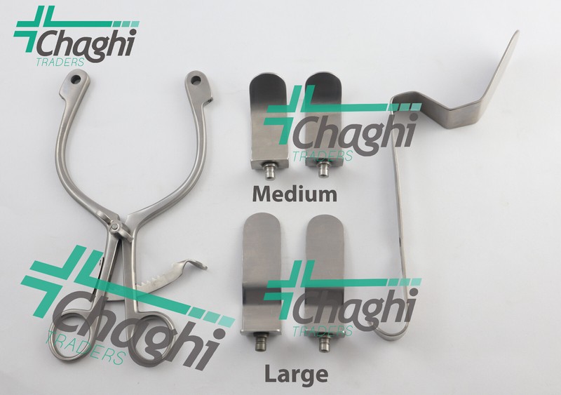 Millin Prostatectomy Bladder Retractor Two Extra Blades Surgical Instruments C_T