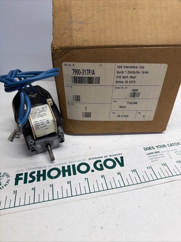 FASCO 7990-317 DRAFT MOTOR FOR YORK COLEMAN 7102-2187