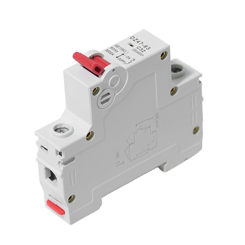 Universal Mini Circuit Breaker AC MCB GYM8 1Pole 4.5kA 32AMP Din Rail 240V/480V