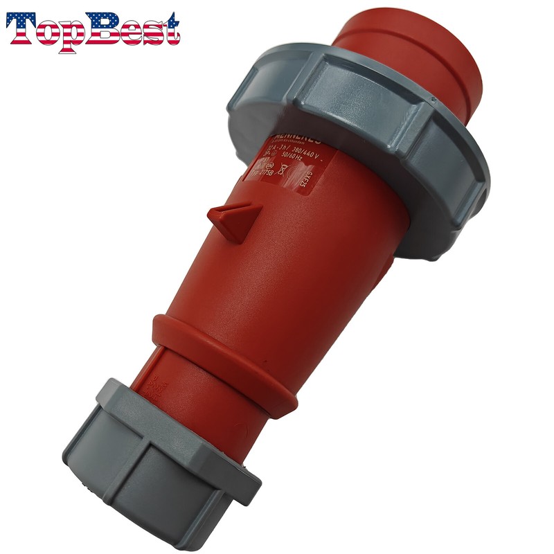 New Plug for MENNEKES TYP:2175B TYP2175B 32A 4P IP67 INDUSTRIAL PLUG 32A 4P 440V gallery