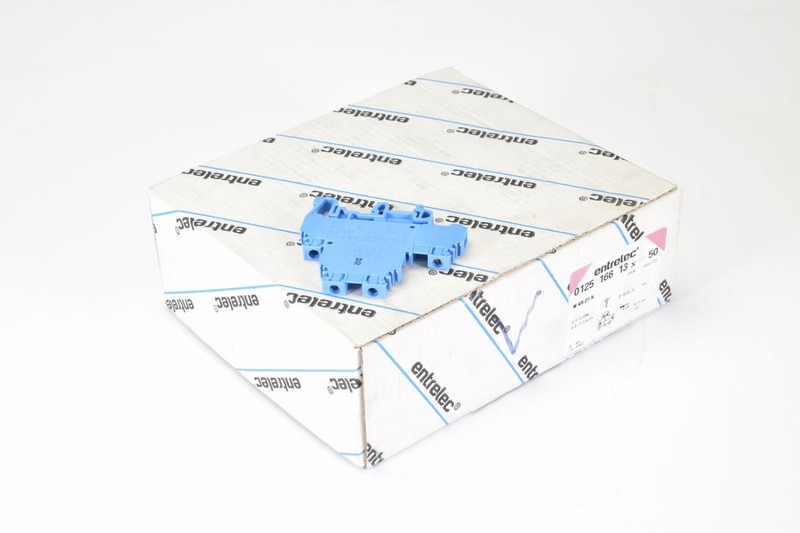 ENTRELEC 0125 166 13, M 4/6 D1 N, Terminal Block, 4mm2-12AWG, (1PU=50Pcs.)