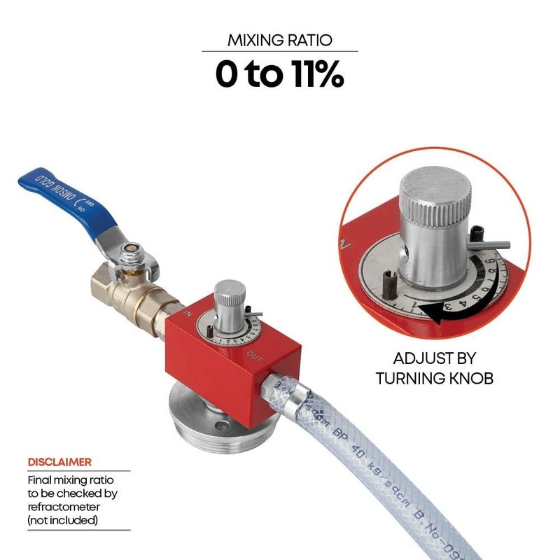 Groz Coolant Mixer 290 GPH – 0–11% Ratio, Auto Shut-Off gallery