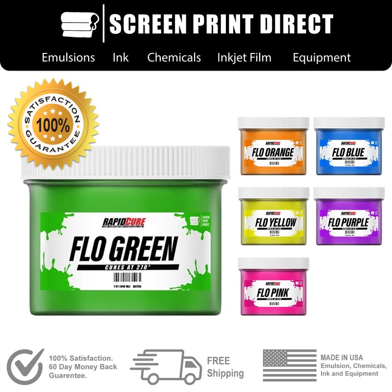 Fluorescent Plastisol Ink For Screen Printing – Low Temp Cure 270F