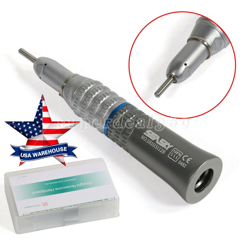 5x Dental Slow Low Speed Handpiece Straight Nose cone f/ NSK E-type Motor SEASKY gallery