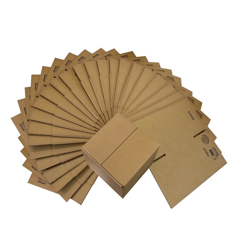 UOFFICE Corrugated Boxes 6" x 6" x 6" Cube Boxes - Bundle of 25 gallery