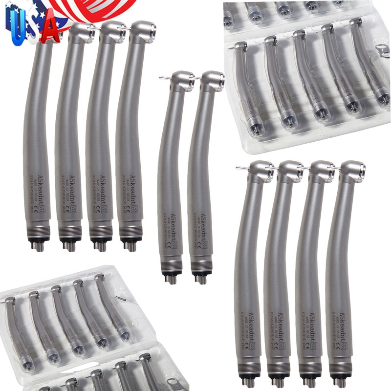 1/10PCS Dental High Speed Push Button Handpiece 4 Hole Midwest fit NSK PANA MAX gallery