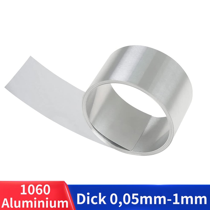1060 Aluminium Metal Sheet Roll Foil Plate Strip Thick 0.05mm-1mm Width 5-300mm