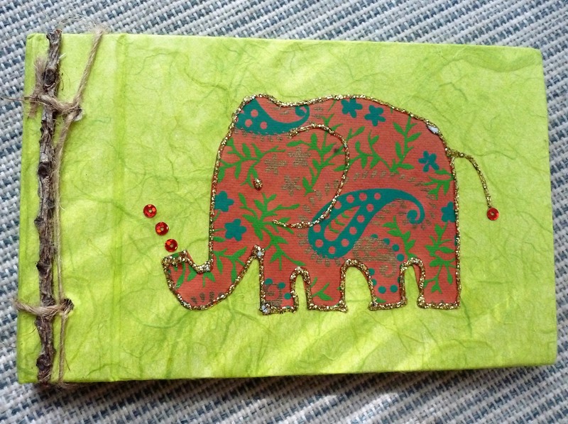 Diary Journal Handmade Scrapbook Photo Album Ethnic Notepad Photobook Sri Lanka