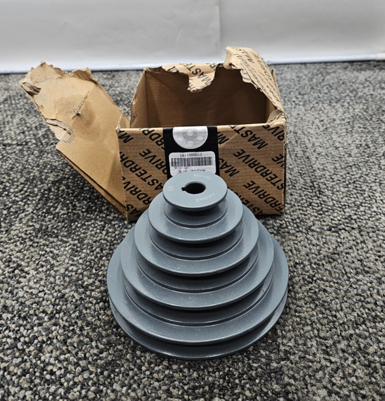 MasterDrive AKS62-5/8 Step Pulley Bored-To-Size Light Duty V-Belt Sheave
