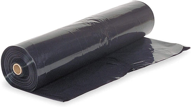 Poly Cover – 4 Mil Black Plastic Sheeting