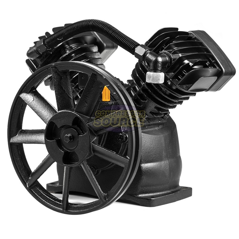 3 HP Replacement Air Compressor Pump Single Stage 2 Cylinder 12.7 CFM V Style gallery