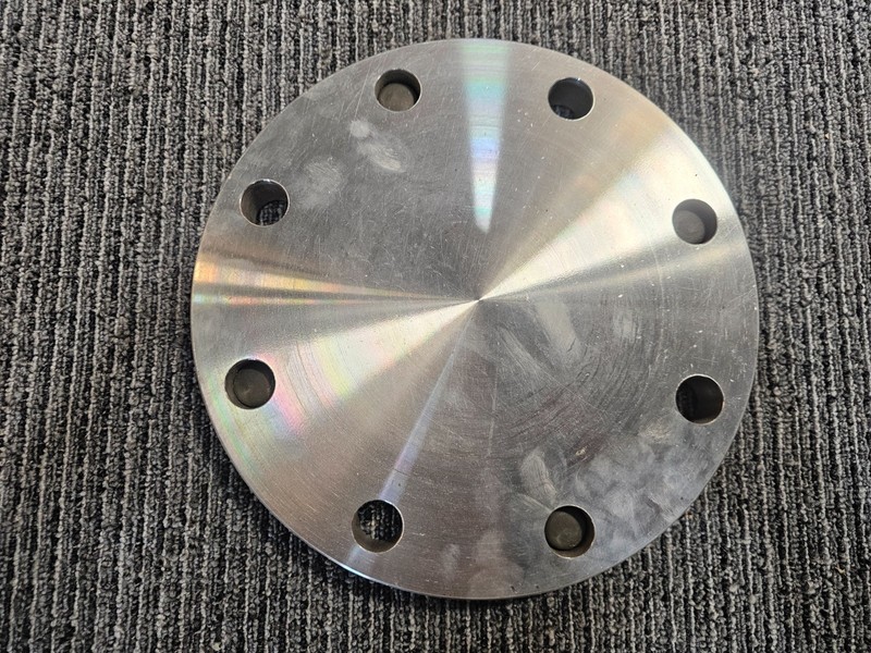 Chandan India 4” BLRF #150 B16.5 F316/316L SA/A182 CH-23441, 9" Dia Blind Flange gallery