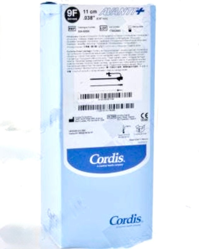 Box of 5 CORDIS 504-656X Avanti+ Introducer, .038in 11cm 6F EX-2028-03-31