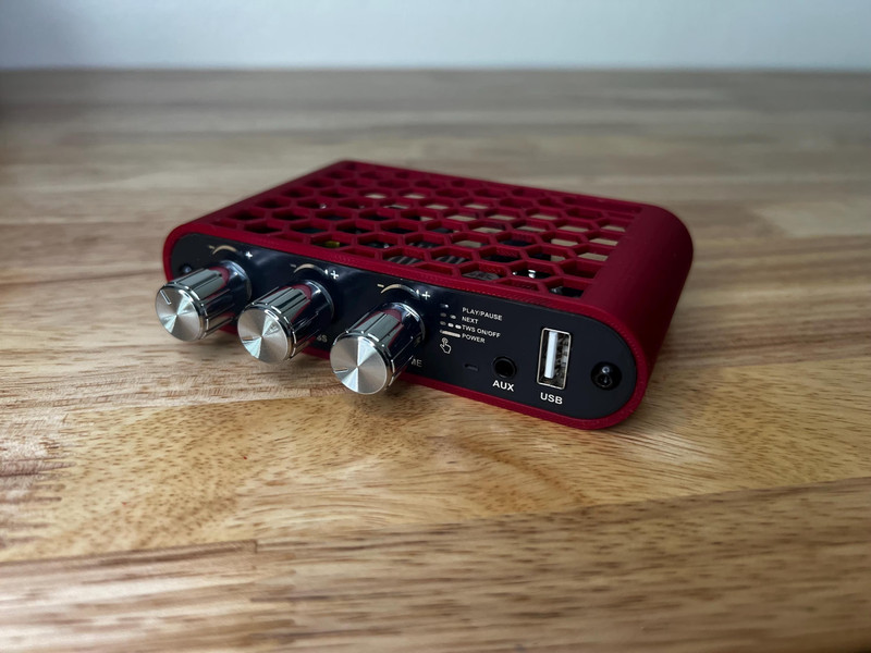 ZK-1001U Amplifier Honeycomb Case - Dual-Orientation Enclosure for DIY Audio gallery