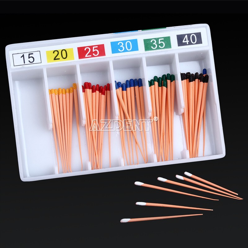 AZDENT Dental Gutta Percha Points Taper 0.02/0.04/0.06 15#-40# For Endo Use gallery