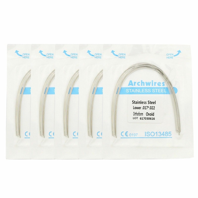 10 Pcs Dental Orthodontic Rectangular Niti/Steel/Thermal Activated Arch Wire gallery