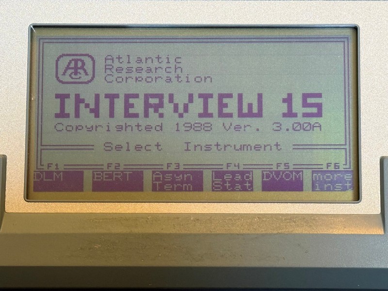 Atlantic Research Corp. INTERVIEW 15 Protocol Analyzer RS-232 Communications gallery