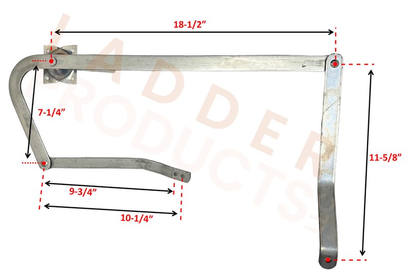 Louisville Attic Ladder Left & Right Power Arm Full Kit PR315500-LH&RH gallery