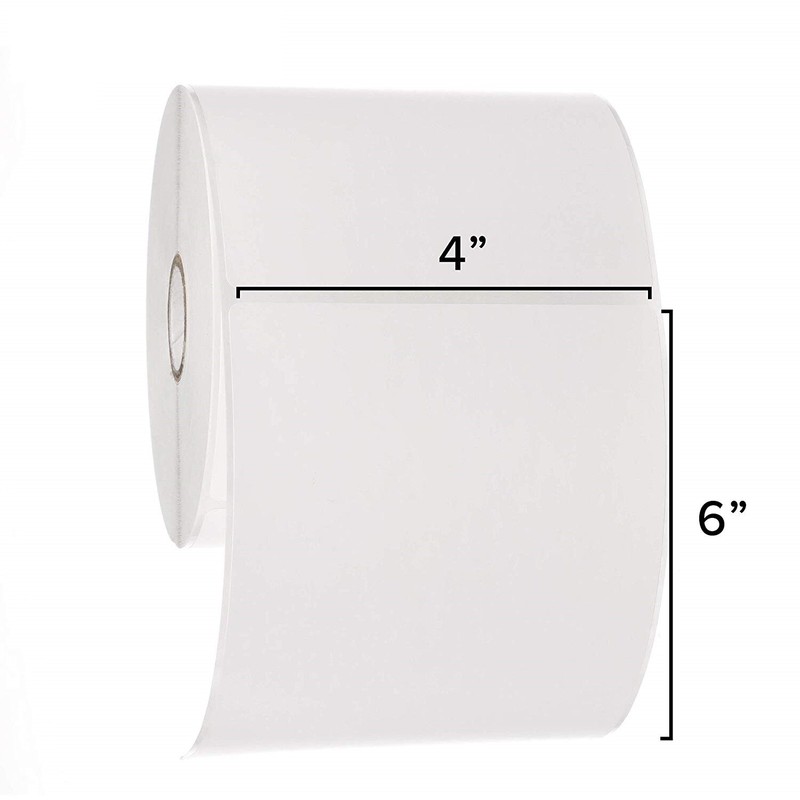 4 Rolls 4x6 2000 Direct Thermal Labels For Zebra 2844 ZP450 ZP500 ZP505 Eltron gallery