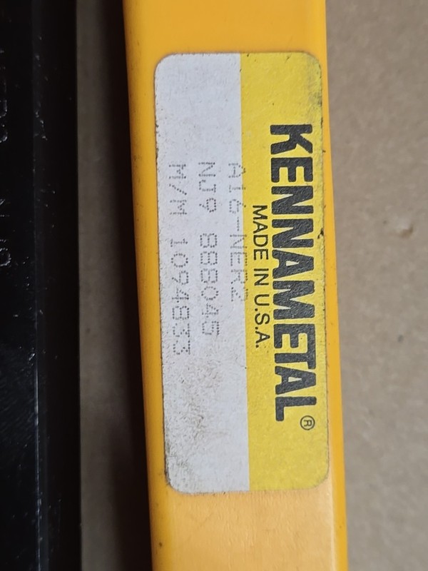New Kennametal A16-NER2 Top Notch Indexable Boring Bar 1" Shank 12" OAL Grooving gallery